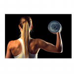 Fitness Power Beauty plakat ja prindid Moodne figuuriga l&otilde;uendimaaling Seinakunsti pilt j&otilde;usaali kodukaunistamise kingituseks 21x30cm No Framed