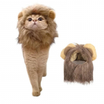 Kass Cosplay Kleit Lemmiklooma m&uuml;ts L&otilde;vi Mane kassikutsikale L&otilde;vi Parukas Kost&uuml;&uuml;m Peokaunistus Halloweeni J&otilde;ulud Gatos Lemmikloomatarbed L tumepruun v&auml;rv