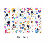 Cartoon Waterproof Children's Set Arm Watch INS Tattoo Sticker Little Fresh 10Pcs set Sticker Toy Cute Face Handmade 3