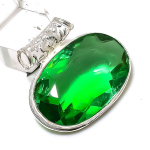 Peridot Gemstone Handmade 925 Sterling Silver Gift Jewelry Pendant 1.38 l5w87