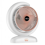 USB-laadimisega laua ventilaator puldiga Reguleeritav 3-kiiruseline lauapealne tsirkulatsiooniventilaator 5 režiimiga kuld