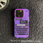 iPhone15Pro klaviatuuri mobiiltelefoni &uuml;mbris: Laser Soft Case Apple 14/13/12/11XsMax, XR/X Tide Design 14 Plus