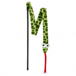 Pehme kriimustuskindel m&auml;nguasi kassipulgaga, interaktiivne kassikepi m&auml;nguasi, mao kujuga multifilm roheline