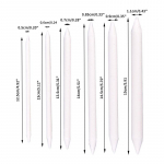 6 tk/komplekt Segamism&auml;&auml;rdumispulk Tortillon Sketch Art Valge joonistuss&uuml;si 6 Pcs