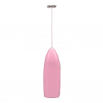 Elektriline munavahustaja kohvipiimajoogi vispliga mikser vahustaja k&auml;eshoitav segamisvarras k&uuml;psetamisriistad kodumasinad k&ouml;&ouml;gitarvikud roosa