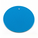 12 tk &uuml;mmargune kuumakindel silikoonmatt joogitass alusalused, isolatsioon, libisemiskindel potihoidja, paks laud, plats, k&ouml;&ouml;gitarvikud blue-1pcs