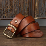 Rihm meeste retrodistressiga lasernikerdatud Itaalia taimpargitud nahast esimene kiht puhtast karjanahast messingist pandlaga v&ouml;&ouml; 100cm