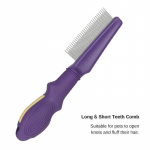 Koerahari Kassi trimmimiskamm Kassikamm Koera kirbukamm Tihedate hammastega lahtiste s&otilde;lmedega karvaeemaldaja Lemmikloomakamm koertele Kassidele Lemmikloomatarbed