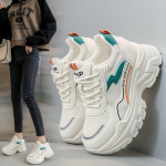 K&otilde;rgust suurendav sisetald Isa kingad Naiste Kevad S&uuml;gis Uued Mitmek&uuml;lgsed V&auml;ike Paks Tald Hingav Vabaaja Spordijalatsid Valged 40 must