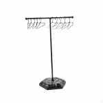 1/6 Scale Doll riidenagi Action Figuur riided riidepuu Mini must