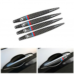 4 tk ehtsast s&uuml;sinikkiust auto ukse k&auml;epideme kleebise kaane &auml;&auml;ris, spetsiaalne BMW X5 X1 jaoks