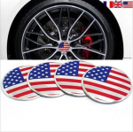 4 tk/partii 56,5 mm USA Ameerika lipu auto embleemi ratta keskosa rummu korgi kleebis alumiiniumsulamist velje m&auml;rgi kleebised