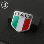 1 x Itaalia rahvuslipp Universaalne auto embleem kleebis m&auml;rk dekaal 1