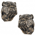 Bulldog, English Bulldog, British Bulldog I - Dog statue, hanging bust, unique decoration for dog lover by Art-Dog brand