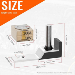 Tolmukindel MRBF klemmi kaitsmeplokk K&otilde;rge temperatuuriga alalisvoolu aku klemmi kaitsmekomplekt Auto kaitsmehoidikud s&otilde;iduki tarvikud