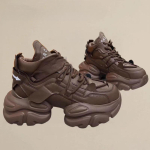 Daddy Shoes Naiste Nahk Kevad Uued Mitmek&uuml;lgsed Paksude Taldadega K&otilde;rgust Lisavad Vabaaja Spordijalatsid Naiste Tantsujalatsid 38 gray