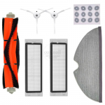 Xiaomi Roborock S5 S50 S51 S55 E5 E4 tolmuimeja tarvikud varuosade vahetuskomplekt, p&otilde;hihari, keskharja kate, HEPA filter, mopilapid Kit 3