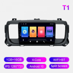 Androidi autoraadio Citroen Jumpy 3 Space Tourer 2016-2021 multimeediumipleieri peakomplekti stereo-GPS-i navigatsioonis&uuml;steemi jaoks BT WIFI 1+16 GB 1+16GB
