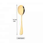 JANKNG Service Gold s&ouml;&ouml;giriistade komplekt roostevabast terasest s&ouml;&ouml;giriistade komplekt supilusikas S&ouml;&ouml;gin&otilde;ud salati kahvliga kooki labidakomplekt K&ouml;&ouml;gi lauan&otilde;ude komplekt Cake Spatula
