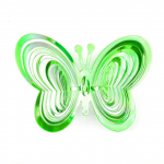 3D-liblikas linnut&otilde;rjeseade, tuulekellad, rippuvad kaunistused, helkurhirmutid, rippuvad kaunistused &otilde;ueaia kaunistused Butterfly kuld