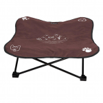 T&otilde;stetud koeravoodi Kokkupandav Kaasaskantav Alumiiniumisulamist Alus Pehme Padi Koeravoodid must