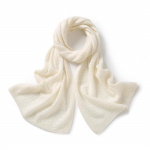 Naiste ka&scaron;miir sall Qinghe ka&scaron;miir 30% ka&scaron;miir 70% vill Naiste s&uuml;gistalvine ka&scaron;miirist sall pehme ja soe valge