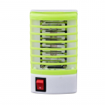 1 tk Mini &ouml;&ouml;valgusti s&auml;&auml;set&otilde;rjevalgus LED kiirgust t&otilde;rjuv elektrooniline l&otilde;ks EU Plug roheline