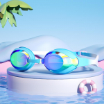 Laste ujumisprillid Uduvastased veekindlad HD-vaatega laste ujumisprillid poistele ja t&uuml;drukutele Elektriplaat ja l&auml;bipaistev l&auml;&auml;ts valida