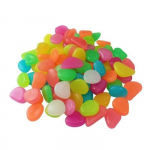 Pierres Lumineuses phosphorescentes, 300 pi&egrave;ces, all&eacute;es de jardin, plant, decor de cour, galets artobjet decoratif XPJ503