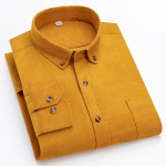 100% puuvillane velvetist talves&auml;rk meestele Soe pikkade varrukatega Regular Fit Easy Hooldus Mugav Meeste Kontoririided Solid 39