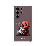 Coque Samsung Galaxy S24 ultra B&eacute;b&eacute; Deadpool avec Licorne Maniacase