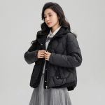 VEZFAA Naiste Mood Vabaaja S&uuml;gis Talv &Uuml;hev&auml;rviline Tr&uuml;kiga Pikkade Varrukatega Jakid ja Mantlid Sulemantlid M must