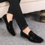 Meeste Loafers Nahast pulmakleidikingad 39 must