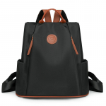 Kerge nailonist vargusvastane naiste seljakott, pendeldaja, suure mahutavusega reisiseljakott must