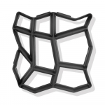 Korduvkasutatavast plastist teeraja tegija Sillutusvormid Aed Ebakorrap&auml;rased kivitellised betoonvormid Isetehtud tellised Tee Sillutuskivi p&otilde;rand