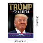 Donald Trumpi 2025. aasta kalendriaasta plaanija seinakalender 12 kuu seinakalendrid muudavad Ameerika taas suurep&auml;raseks Planeerija m&auml;rkmik style 1