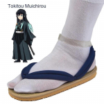 Mood Kuum Anime Deemonitapja Kimetsu No Yaiba Cosplay Aksessuaarid Kamado Nezuko Cosplay Puukingad Kimono pl&auml;tud Geta Sussid Kingad 40-41
