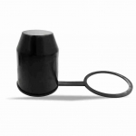 Universaalne 50 mm haakekonksu kork haagise kuuli kate koos plastist konksu kuuli kujuga haakekonksu haakekonksu kaitse haagise jaoks K6Z5-le must