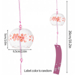 Jaapani stiilis Sakura Klaas Tuulekellad Aken &Otilde;ue Puu Tuulekella Rippkodu Palveks Rippuvad Ripatsid Aiakaunistus