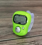 1 tk digitaalne s&otilde;rmes&otilde;rmus tally loendur k&auml;eshoitav kudumisrea loendur UUS mini punkti marker loendur LCD malahhiit roheline