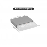 2 kg/0,1 g k&ouml;&ouml;gikohvi kaal koos taimeriga laadimise digitaalse kaaliga 0,1 g &uuml;lit&auml;pne 3 režiimi espresso kaal tarvik Barista kingitus 2000g must