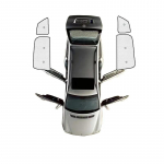 T&auml;ielikult katvad p&auml;ikesevarjud Jeep Grand Cherokee WK2 2011-2024 auto tagumise k&uuml;ljeakna esiklaasi UV-kaitsekatted p&auml;ikesesirmi tarvik