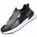 Mood Meeste nahast vabaajajalatsid S&uuml;gis uued hingavad meeste tossud &otilde;ues Meeste n&ouml;&ouml;riga spordijalatsid Zapatillas De Hombre 39 must