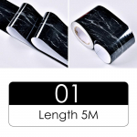 5M Vannitoa Veekindlad V&ouml;&ouml;liiniga Seinakleebised Marmorimustriga Isekleepuvad Sokli&auml;&auml;rised Rustikaalsed Plaadiseinad Kaasaegsed 5M x 10 CM