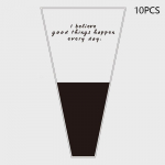 10 tk &uuml;he roosi varrukad Lillede pakkimiskott kimpude pakendikotid l&auml;bipaistvad tsellofaanist lille&uuml;mbrised s&otilde;brap&auml;evaks A3