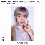 ATEEZ 11. minialbum Golden Hour Pt.2 To Diary For Ver Photocard Postkaart Yunho - To (A)
