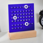 P&uuml;sikalender k&auml;sitsi isetegemise s&otilde;rmuslaud kalenderlaua kaunistus akr&uuml;&uuml;lkalendri loenduri meeldetuletusplaat 13.5X18CM