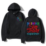 Eminem The Death Of Slim Shady Renaissance Huppar Naistele/Meestele Harajuku Esteetiline Huppar Unisex S&uuml;gis Talv Pullover Hupparid XL black
