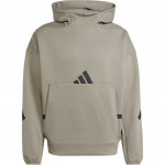Adidas Zne Kapuutsiga S&auml;rk Br&auml;ndi Logo Kahepoolne Kootud Mugav Treeningu Kapuutsiga S&auml;rk Meeste kapuutsid Pruun JE3071 S