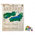 1 komplekt Puidust Golfi T&auml;ringum&auml;ng Kaasaskantav Reisi Golfi Skooritabel M&auml;nguasi Lastele T&auml;iskasvanutele Interaktiivne Golfi Lauam&auml;ng Lastele Pere&otilde;htu Peom&auml;ngu Tarvikud A